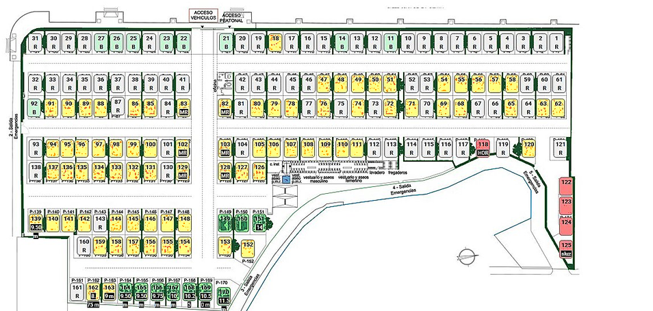 Mapa visual de plazas